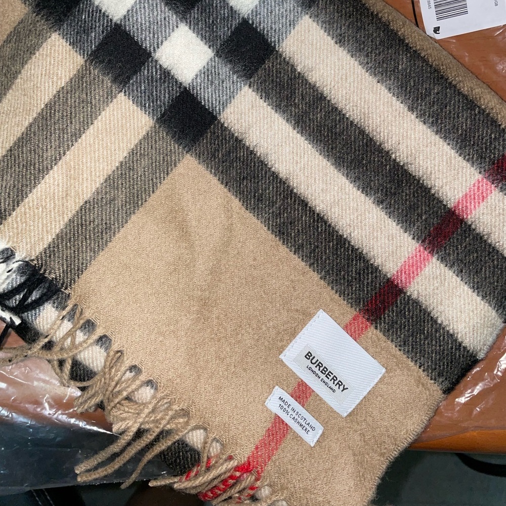 Authentic Burberry Cashmere Scarf